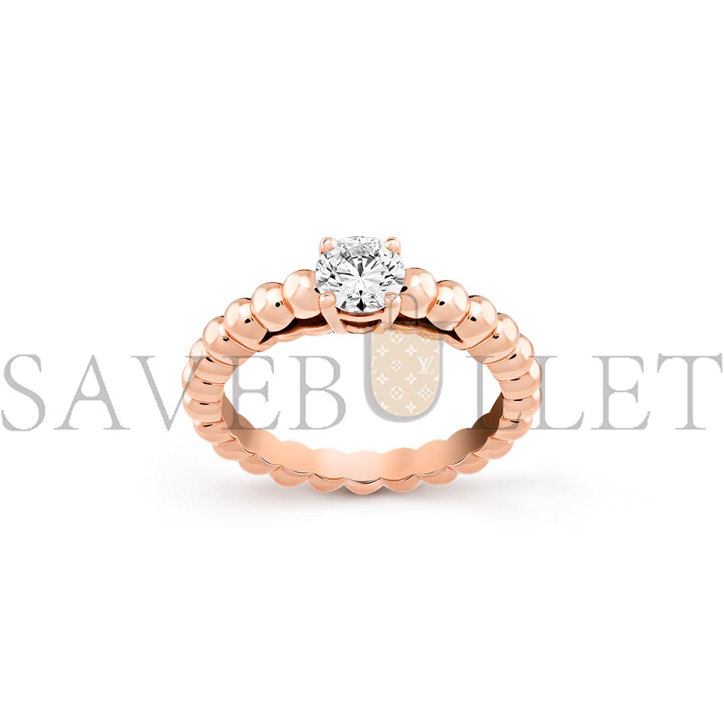 VAN CLEEF ARPELS PERLÉE SOLITAIRE 0.50 CT EVVS1 - ROSE GOLD  VCARO1VJ00